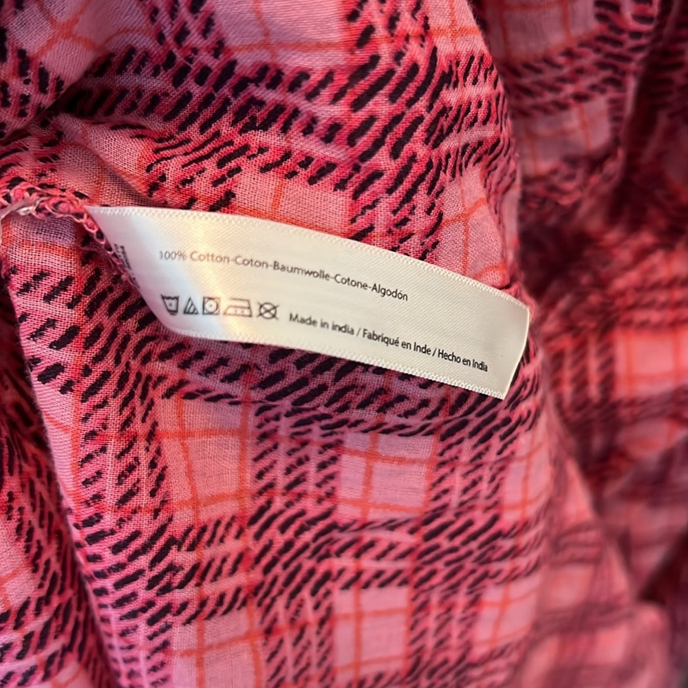 Free People Plaid Miles Tuxedo Shirt - Picture 10 of 10